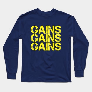 Gains x 3 Long Sleeve T-Shirt